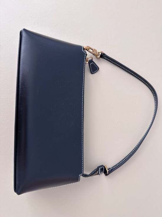 Staud Handbags - Staud Kaia Leather Shoulder Bag in Black